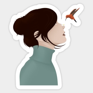 Girl Sticker